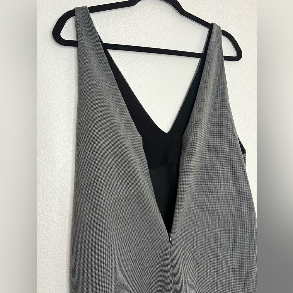 ZARA Grey Mini Sexy Dress With Side Pockets Size S. - Picture 7 of 7